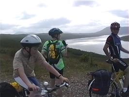 Loch Loyne, from the Loch Loyne Viewpoint, 35.4 miles into the ride